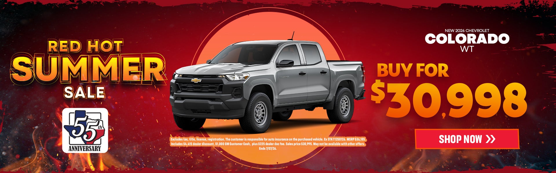 New Colorado Deal at Jerry's Chevrolet