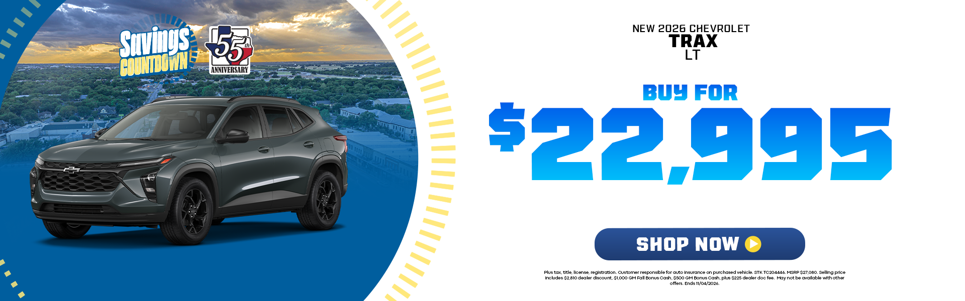 2026 Chevrolet Trax Deals in Weatherford, TX