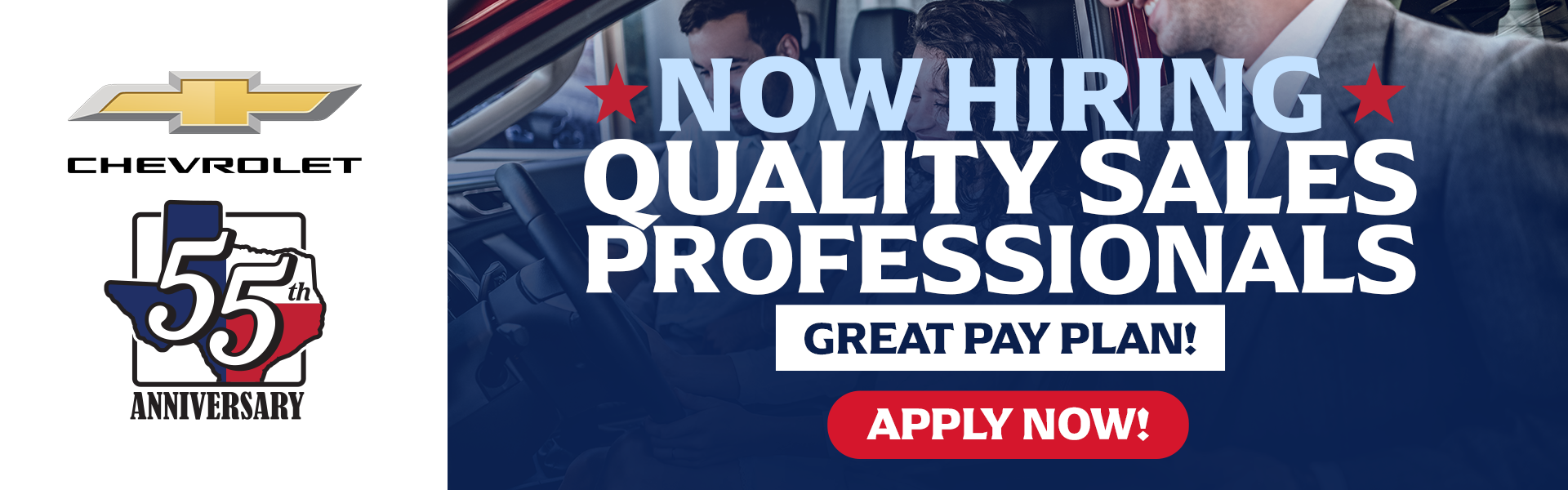 Chevrolet Dealer Jobs Near Me in Weatherford, TX