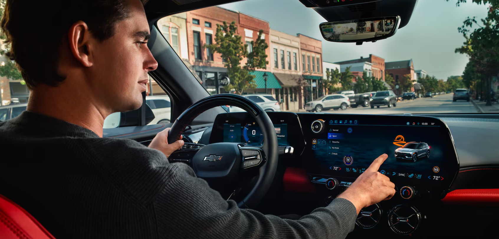 Alt text: Interior of new 2026 Chevy Blazer EV for sale near Fort Worth, TX
