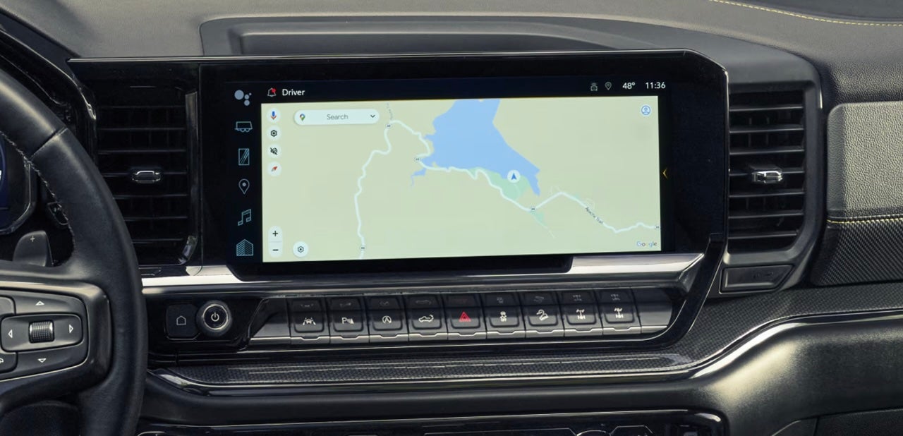 2026 Chevrolet Silverado 1500 dashboard near Dallas, TX