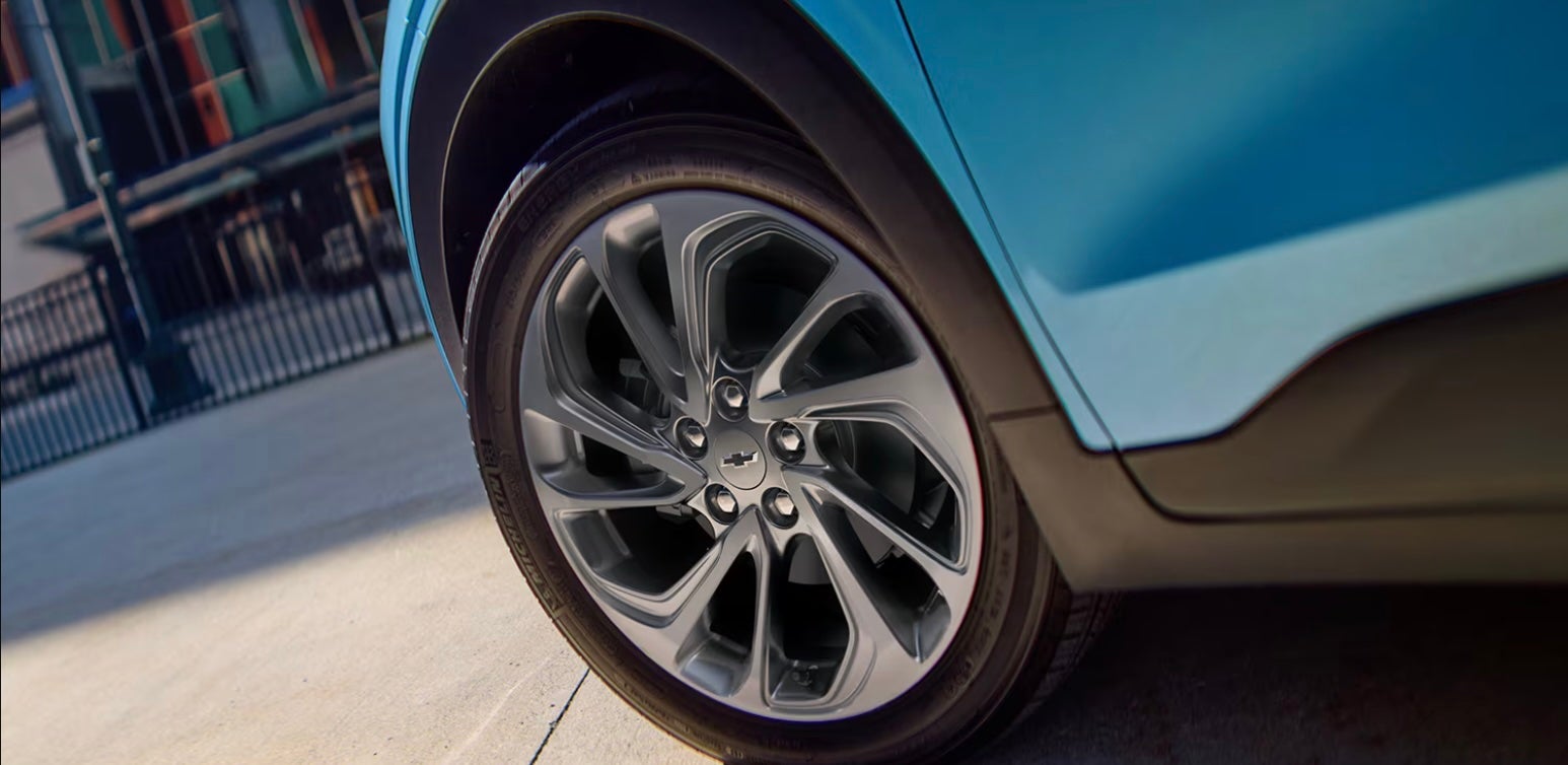 Wheel of 2027 Chevy Bolt near Burleson, TX