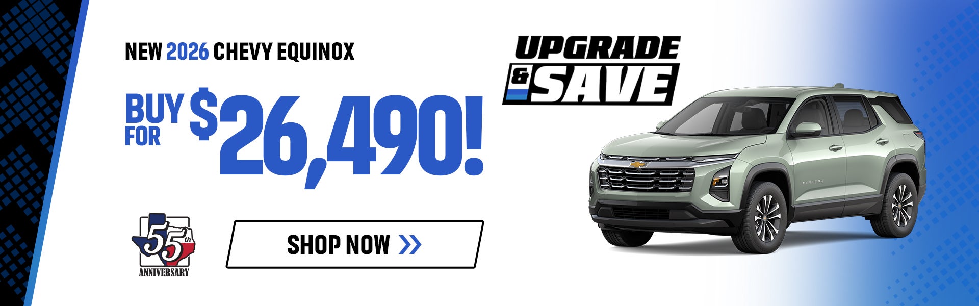 New 2026 Chevy Equinox Offer Weatherford